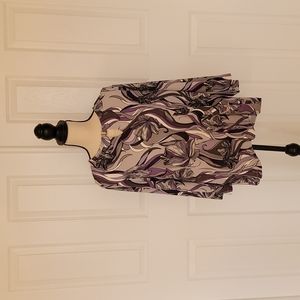 Chico's Purple/Grey/Black Blouse. Chico's size 3